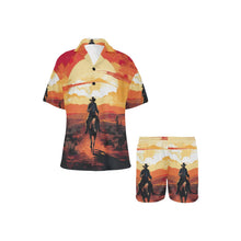 Load image into Gallery viewer, Cowboy Desert Sunset Women's Western Pajama Set