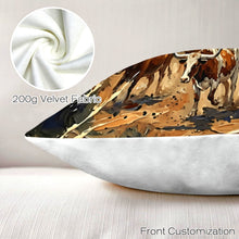 Load image into Gallery viewer, Baha Ranch Cattle Rancher Velvety Soft Pillow Case Made in America