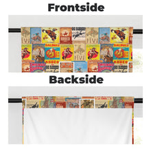 Load image into Gallery viewer, Vintage Rodeo Window Curtain 28"x40" (2-Piece) Made in America