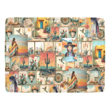 Load image into Gallery viewer, Colores De Mexico Pictures of the Southwest 60" x 80" Throw Blanket Made In America