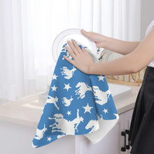 Load image into Gallery viewer, Blue Rodeo Cowboy Set of 2 Dish Towels Made in America
