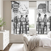 Load image into Gallery viewer, Cowboy Ranch Window Curtain 52"x63" Made in America