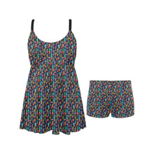 Load image into Gallery viewer, Crazy Cactus Lady Swim Dress & Shorts Set