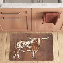 Load image into Gallery viewer, Longhorn Western Kitchen Floor Mat 32" x 20" Made in America