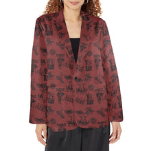 Load image into Gallery viewer, Burgandy Cowboy Women's Western Blazer