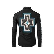 Load image into Gallery viewer, Southwestern Cross Unisex Western Button Up