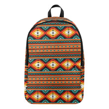 Load image into Gallery viewer, Orange Aztec Backpack