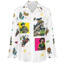 Load image into Gallery viewer, Baha Ranch The Last Roundup Button Up Blouse