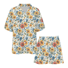 Load image into Gallery viewer, Baha Ranch Mexican Floral Women's Pajama Set Made in America
