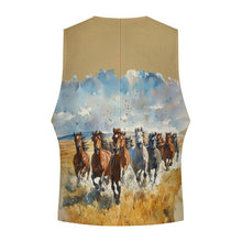 Load image into Gallery viewer, Baha Ranch Wild Horse Ranch Men's Sleeveless Suit Vest
