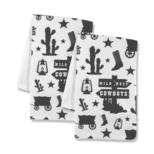Load image into Gallery viewer, Wild West Cowboys Set of 2 Dish Towels Made in America