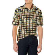 Load image into Gallery viewer, Cowboy Collage Men's Western Polo Style Shirt