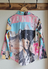 Load image into Gallery viewer, Baha Ranch Wanted Retro Pop Western Vintage Button Up Shirt