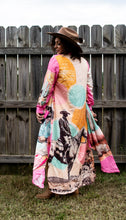 Load image into Gallery viewer, Baha Ranch Retro Pop Western Desert Cowboy Button Up Shirt Dress Duster
