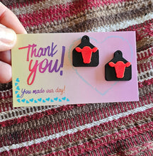 Load image into Gallery viewer, Bag of 25 -Boutique 3d Printed Package Inserts Cattle Tag Earrings Made in America