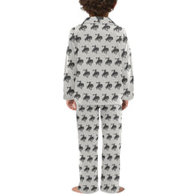 Load image into Gallery viewer, Black Bronc Boy's Western Pajama Set