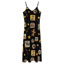 Load image into Gallery viewer, Vintage Cowgirl Collage Western Sun Dress