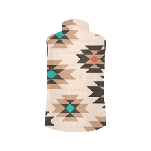 Load image into Gallery viewer, Tan Aztec Puffy Vest