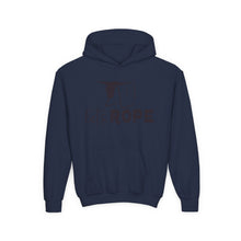 Load image into Gallery viewer, Let's Rope Youth Western Hoodie | Kids Rodeo Cowboy Sweatshirt
