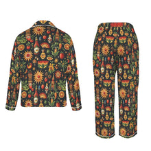 Load image into Gallery viewer, Colores De Mexico - Mexican Culture Satin Pajamas
