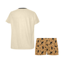 Load image into Gallery viewer, Them Cowboys Women's Western Top and Short Pajama Set