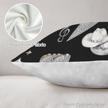 Load image into Gallery viewer, Baha Ranch YEEHAW Velvety Soft Pillow Case Made in America