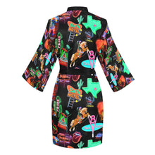 Load image into Gallery viewer, Vegas Neon Women's Lounge Kimono Robe