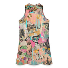 Load image into Gallery viewer, Baha Ranch Colores De Mexico Pictures of the Southwest Sleeveless Mini Dress