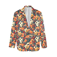 Load image into Gallery viewer, Colores De Mexico Roses & Guitars Floral Blazer