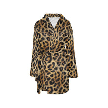 Load image into Gallery viewer, Baha Ranch Retro Pop Western Leopard Cowgirl Robe