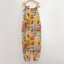 Load image into Gallery viewer, Baha Ranch Vintage Rodeo Poster Overalls Jumpsuit