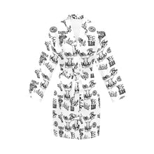 Load image into Gallery viewer, Cowboy Print Western Satin Robe