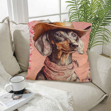 Load image into Gallery viewer, Danilo Painted Dachshund Pillow Case Made in America