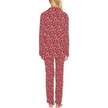 Load image into Gallery viewer, Red Bandana Women's Western Pajama Set