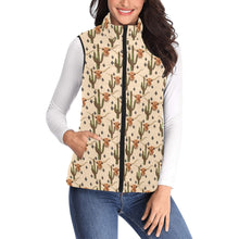 Load image into Gallery viewer, Longhorn Cactus Women's Western Puffy Vest