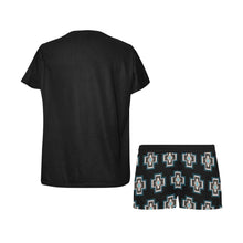 Load image into Gallery viewer, Southwestern Cross Women's Western Top and Short Pajama Set