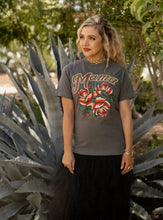 Load image into Gallery viewer, Mama Is The Toughest Faded Navy Tee
