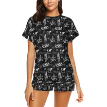 Load image into Gallery viewer, Ranch Life Women's Western Top and Short Pajama Set