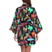 Load image into Gallery viewer, Vegas Neon Women's Lounge Kimono Robe