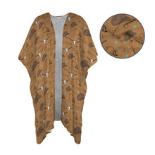 Load image into Gallery viewer, Western Things Duster Kimono Coverup