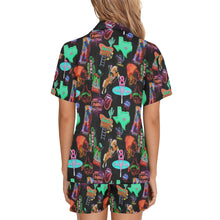Load image into Gallery viewer, Vegas Neon Women's Western Pajama Set