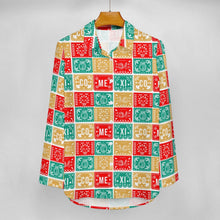 Load image into Gallery viewer, Baha Ranch Colores De Mexico Picado Mexican Button Up Blouse