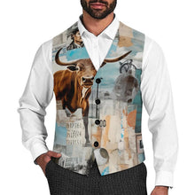 Load image into Gallery viewer, Vintage Western Collage Men's Vest