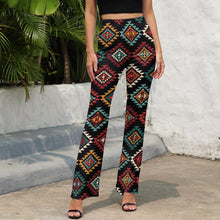 Load image into Gallery viewer, Colorful Aztec Flare Pants