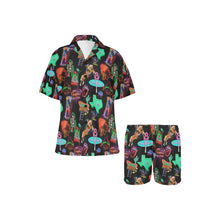 Load image into Gallery viewer, Vegas Neon Women's Western Pajama Set