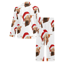Load image into Gallery viewer, Highland Christmas Cow Men's Western Pajama Set