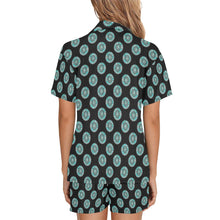 Load image into Gallery viewer, Turquoise Concho Women's Western Pajama Set