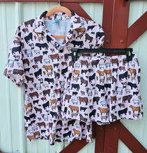 Load image into Gallery viewer, Pink Cattle Ranch Women's Western Pajama Set