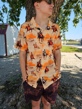 Load image into Gallery viewer, Western Grunge Men's Western Camp Shirt
