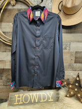 Load image into Gallery viewer, Indian Skull Unisex Western Button Up Shirt